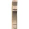 Ekena Millwork Merced Slat Rough Sawn Outlooker, Douglas Fir, 8"W x 38"D x 38"H OUT08X38X38MRC06RDF - alternate 3
